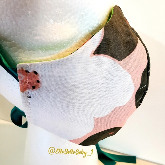 Avocados Doing Yoga Face Mask Cotton Filter Reuse - Picture 8 of 10